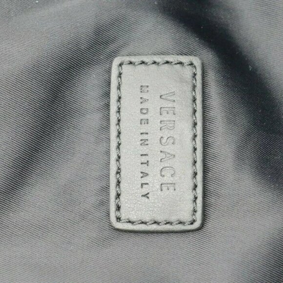 Versace Nylon Baroque Zebra Print Backpack Black Multicolor DFZ5350 - Picture 7 of 10